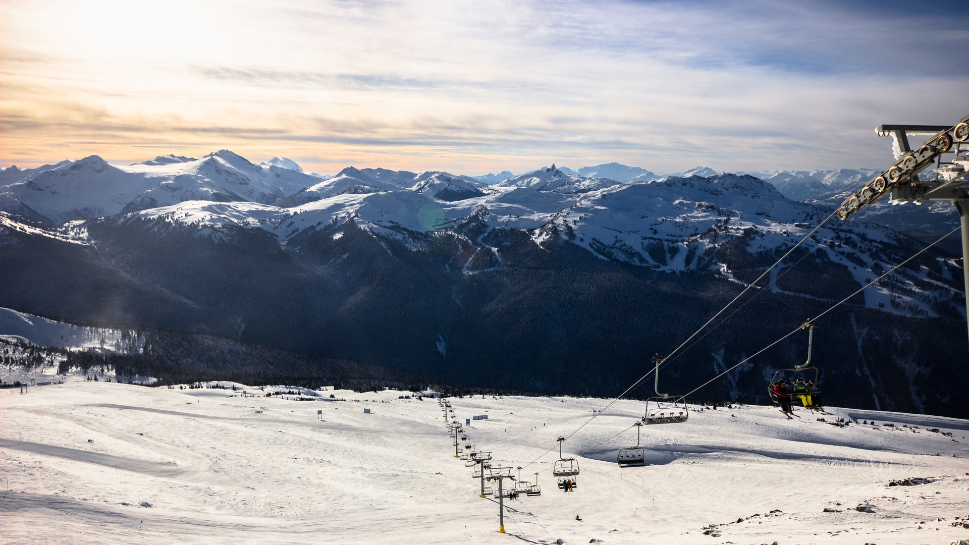 7th heaven Run at Whistler Mountain