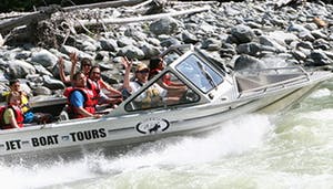 Get wet and wild in Whistler with a jet boat experience.