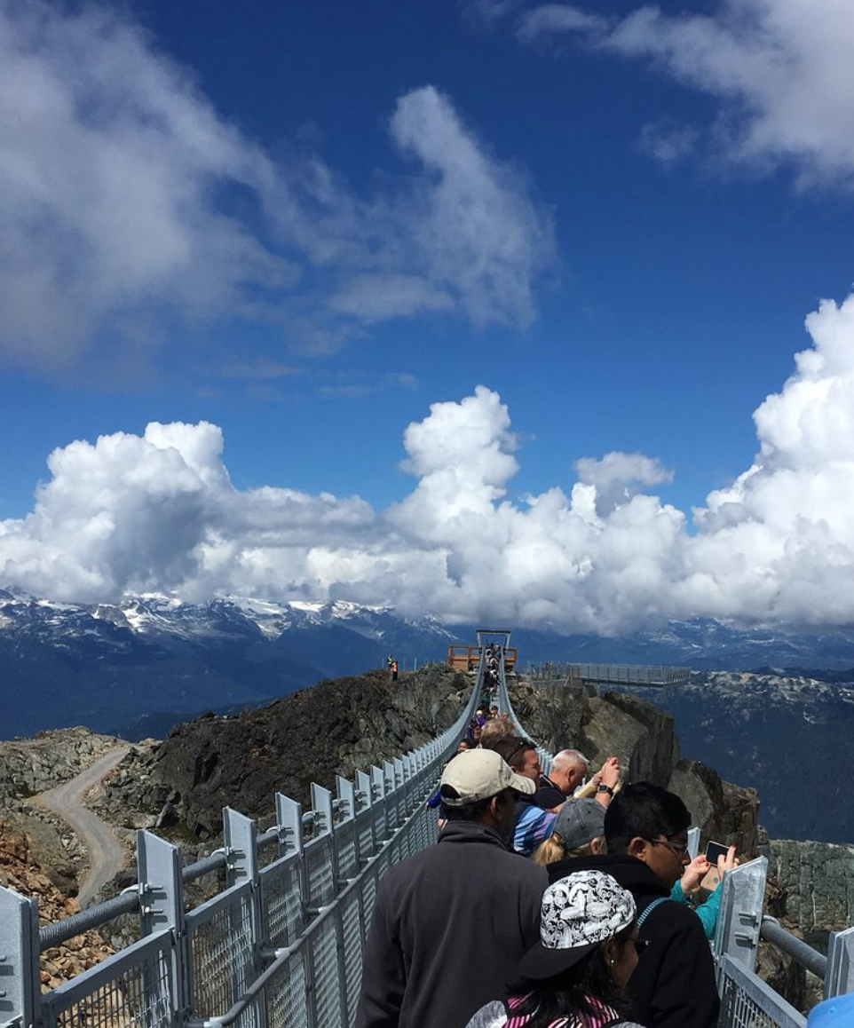 A view of Whistler Skybridge