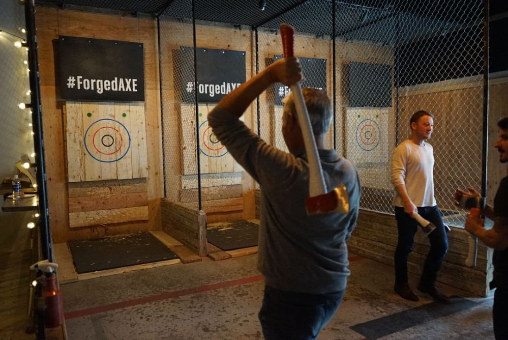 forged axe throwing