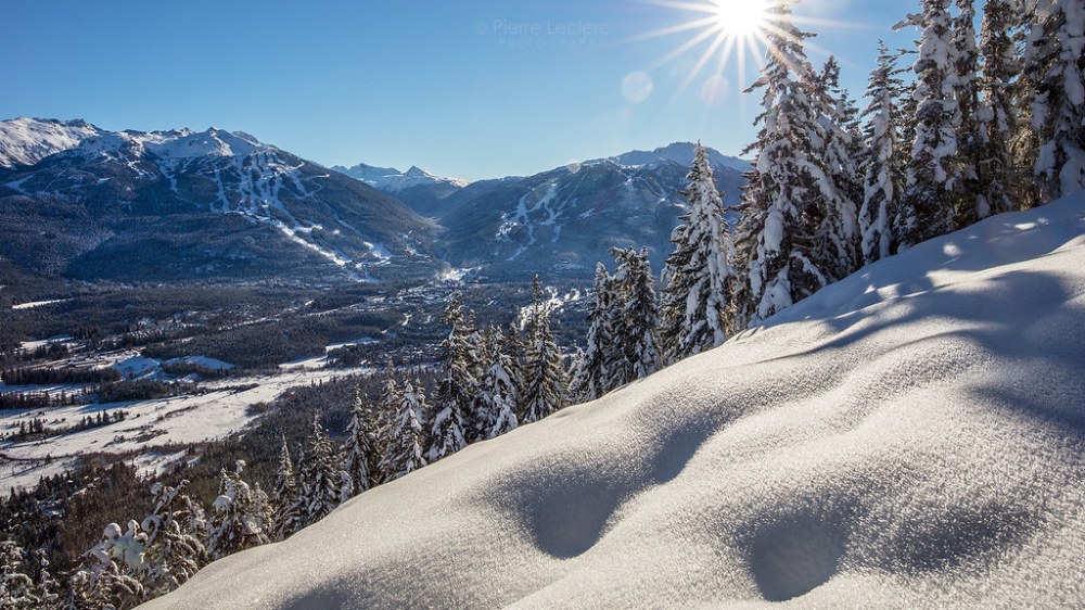 a snow covered mountain