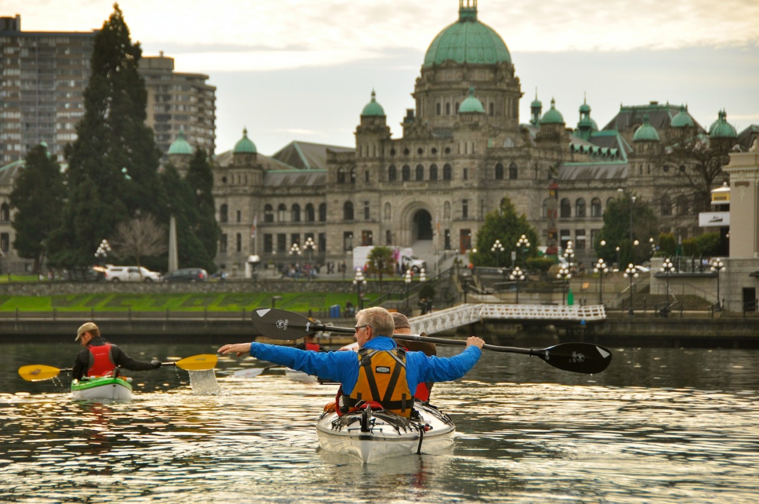 Kayaking in Victoria's Inner Harbour